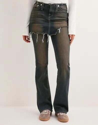 True Religion - Blå - Becca Mr Bootcut Skirt Overlay