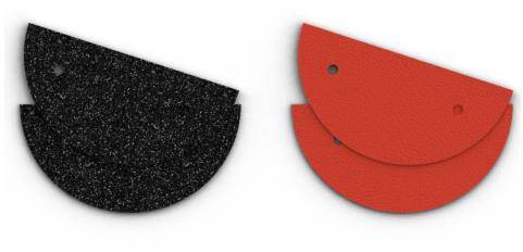 Läder till örhängen 43 mm 